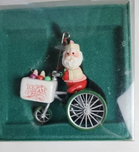 Vintage Hallmark Santa's Ice Cream Dreirad datiert 1986 - Bild 1 von 2
