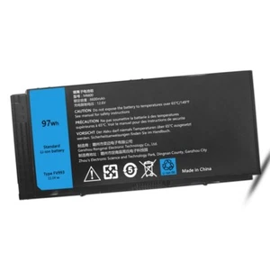 97wh M6600 Battery for Dell Precision M4600 M4700 M4800 M6700 M6800 FV993 FJJ4W - Picture 1 of 8
