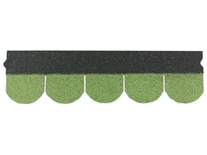 Dachschindeln Biberschindeln 1 Stk Grün Schindeln Dachpappe Bitumen - Bild 1 von 5