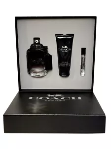 COACH NEW YORK MEN 3.3OZ EDT 3PC GIFT SET FOR MEN - Picture 1 of 2