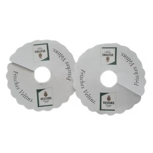 10x Veltins Pilsdeckchen Bierrosette Bierdeckel Tropfenfänger Pilskragen Bier - Picture 1 of 3