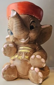 Deforest of California 1964 Sailor Baby Elephant Vintage Cookie Jar Red Cap USA - Picture 1 of 21