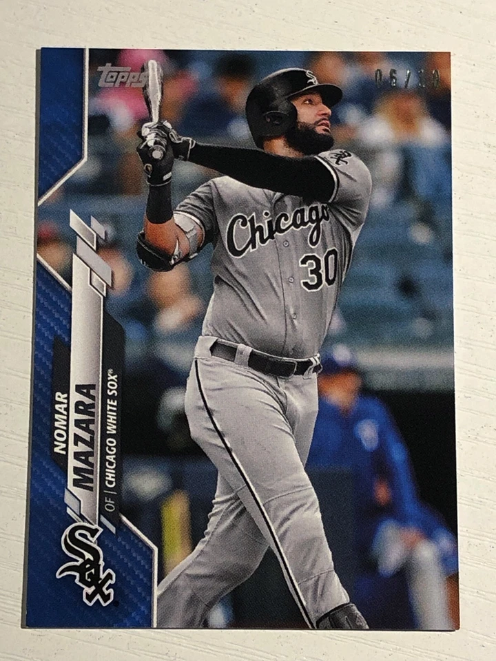2020 Topps On Demand Mini Blue Parallel /10 Nomar Mazara White Sox 638 - Image 1 of 1