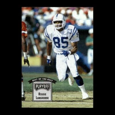 Reggie Langhorne 1993 Playoff Contenders Indianapolis Colts #5 R323C 10 - Image 1 of 2