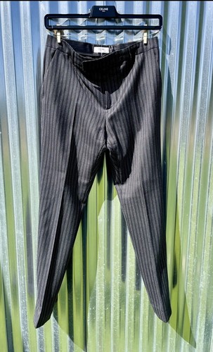 Pantaloni eleganti gessato Celine Paris FW19 taglia 50 Hedi Slimane