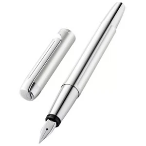 💥NUEVA💥PLUMA ESTILOGRÁFICA PELIKAN PURA P40 PLATA ALUMINIO BARRIL Y ACERO NUEVA EN CAJA - Imagen 1 de 14
