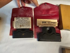 Stanley Butt Marker in Schachteln 4"" und 3 1/2"" Nr. 373 und 374 guter Zustand - Bild 1 von 19