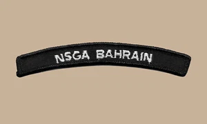 NSGA Bahrain Naval Security Group Activity UIM Rocker Tab (01-02) - Bild 1 von 1
