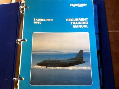 Manual de entrenamiento recurrente Sabreliner 40 y Sabreliner 60 Foto 1 de 4