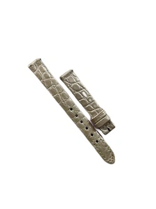 JAEGER-LECOULTRE - BRACELET - GENUINE LEATHER - SILVER - 10X10MM - Picture 1 of 2