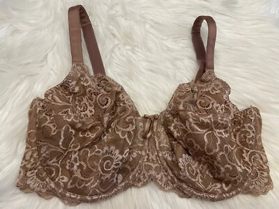 Sujetador Panache Andorra soporte lateral talla 38FF cálido topo con aros Foto 1 de 4