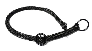 Hundehalsband mit Zugstop schwarz Halsband Zugstopphalsband Würgehalsband (D00) - Bild 1 von 1