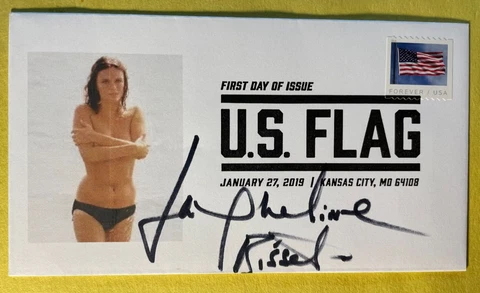 SIGNED JACQUELINE BISSET FDC AUTOGRAPHED FIRST DAY COVER - THE DEEP Cover