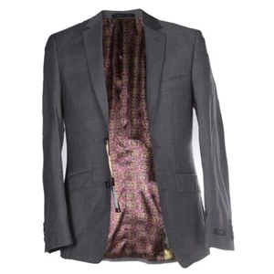 ted baker plain end sovereign mens jacket grey 38L - Bild 1 von 3