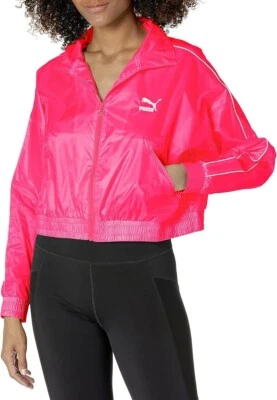 Chaqueta deportiva tejida para mujer PUMA Iconic T7 remolacha púrpura Foto 1 de 3