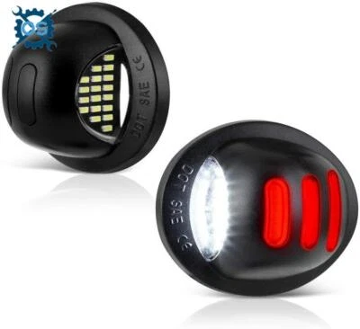 Par de luces LED de matrícula de tubo SMD ROJO lámpara para Ford F250 F350 1999-2016 Foto 1 de 4