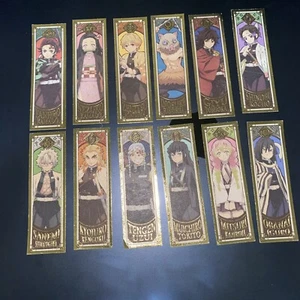 Demon Slayer Kimetsu No Yaiba Long Sticker Lot of 12 Japan Rare - Picture 1 of 6