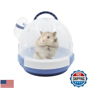 MUYG Hamster Carrier Cage Portable Cages Small Animals Carry Travel Case with - Picture 1 of 5