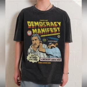 Threadheads Originals Democracy Manifest Pulp Comic Graphic Tee 2X - Picture 1 of 4