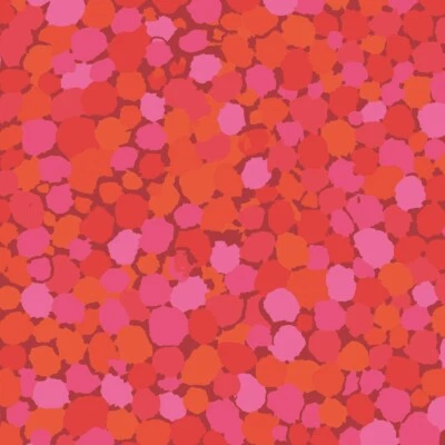 Kaffe Fassett Quilting Cotton 1/2m / Fat / Long Quarters Reflections Red - Image 1 of 3