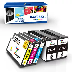 XXL Tintenpatronen für HP 932 XL 933 XL Officejet 6100 6600 6700 7110 7510 7600. - Bild 1 von 8