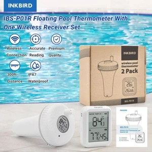 Wireless Pool Thermometer Spa Temperature Gauge Tester Swimming Pond Waterproof - Picture 1 of 14
