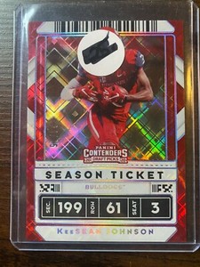 A76,389- 2020 Panini Contenders Draft Pick Diamond Ticket #59 KeeSean Johnson/15