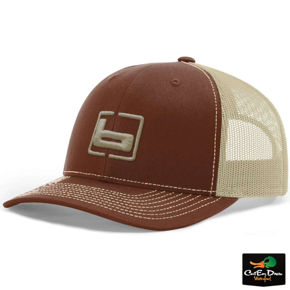 Nueva gorra de camionero B112 con bandas - gorra clásica ajustable con cierre a presión Foto 1 de 1