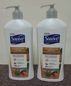 Suave Nourishing Body Lotion w Cocoa Shey (2 Pack) 18 oz each Conditioning - Picture 1 of 6