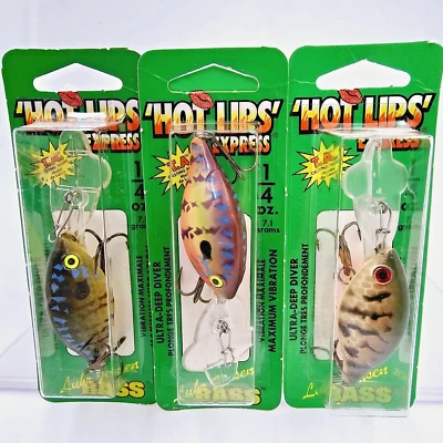 De colección Pre Rapala Luhr Jensen 1/4 OZ Hot Lips Express EE. UU. Crankbait Tú eliges el color Foto 1 de 3