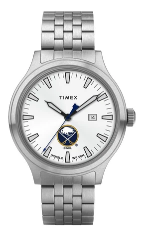 Men's Buffalo Sabres Watch Stainless Steel Top Brass Cover