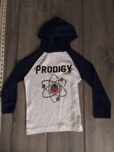 Prodigy Hoodie Size Small Pullover Atom Logo Blue And White