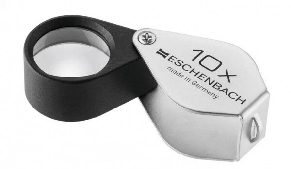 Eschenbach EINSCHLAGLUPE METALL 10-fach Lupe Vergrößerung 10x aplanat v ... - Bild 1 von 1