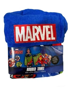 Marvel Avengers Kid’s Hooded Towel, 22in x 51in NEW - Picture 1 of 3