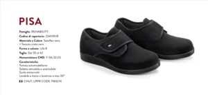 PISA - CALZATURA PER RIABILITAZIONE - DONNA - NERO - PODOLINE - Foto 1 di 1