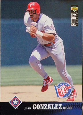 1997 Collector's Choice Baseball Juan Gonzalez #240 - Image 1 of 2