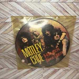 VTG 80s Mötley Crüe 33 Rpm Picture Disk Helter-Skelter 1984 No Poster Tested G+ - Picture 1 of 6