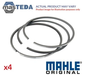 082 72 N0 ENGINE PISTON RING SET MAHLE ORIGINAL 4PCS STD NEW OE REPLACEMENT - Picture 1 of 6