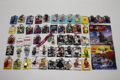 LEGO Minifigure Keychains / Bag Charms ~ Large Asst. Available ~ Mix and Match - Image 1 of 2