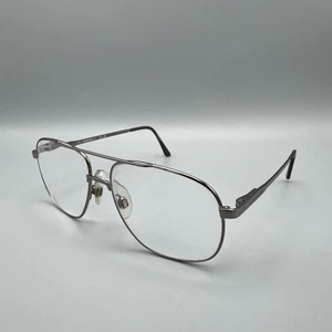MARCHON NYC M-JONATHAN 2 141 Aviator Eyeglasses 58-16 145 Silver FRAMES ONLY - Picture 1 of 9