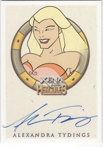 Xena & Hercules : The Animated Adventures Autograph Alexandra Tydings APHRODITE - Picture 1 of 1