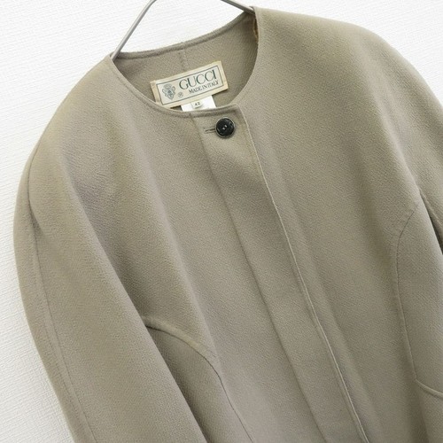 Vecchia giacca Gucci GUCCI Made in Italy senza colletto 869039i dal Giappone