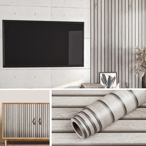 Carta Da Parati Adesiva Muro Legno 3D 60X500Cm Carta Adesiva per Pareti Camera D - Foto 1 di 12