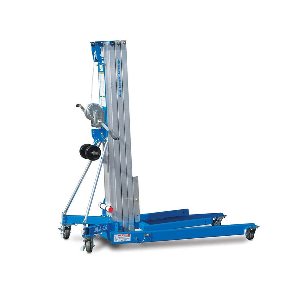 2017 Genie Sla-15 Superlift Advantage Material Lift Duct Jack 800 LB Bidadoo