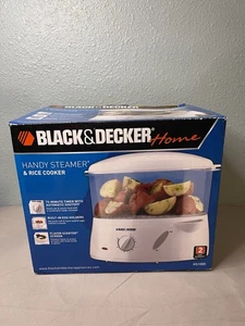 Black & Decker Home Práctica vaporera y arrocera HS1000 nueva caja abierta - Imagen 1 de 6