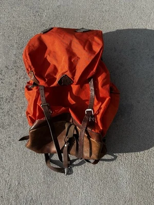 Vintage ALP Sport Alpine Designs Backpack Camping Hiking Orange Boulder Colorado - Image 1 of 4