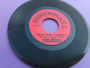 Jerry Murad's Harmonicats 45 Theme From "Carnival"/It Happened in Athens-EX - Picture 1 of 2