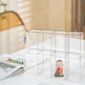 Figures Display Case Dustproof Clear Display Case for Collectibles Mini Toys - Picture 1 of 5