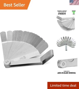 Durable 16-Blade Offset Feeler Gauge - Measures 0.005" to 0.020" with Ease - Bild 1 von 9
