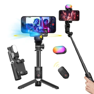 Gimbal Stabilizer for Smartphone, 4 in 1 Phone Gimbal w/360° Rotation for iPh... - Picture 1 of 8